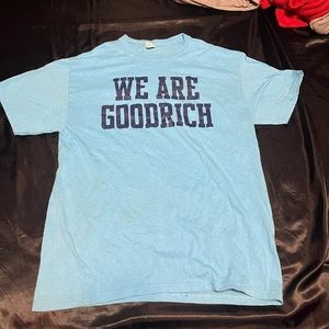 we are goodrich blue shirt